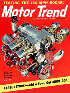 MOTOR TREND 1959 JUNE - 415hp CORVETTE, BOCAR XP-5